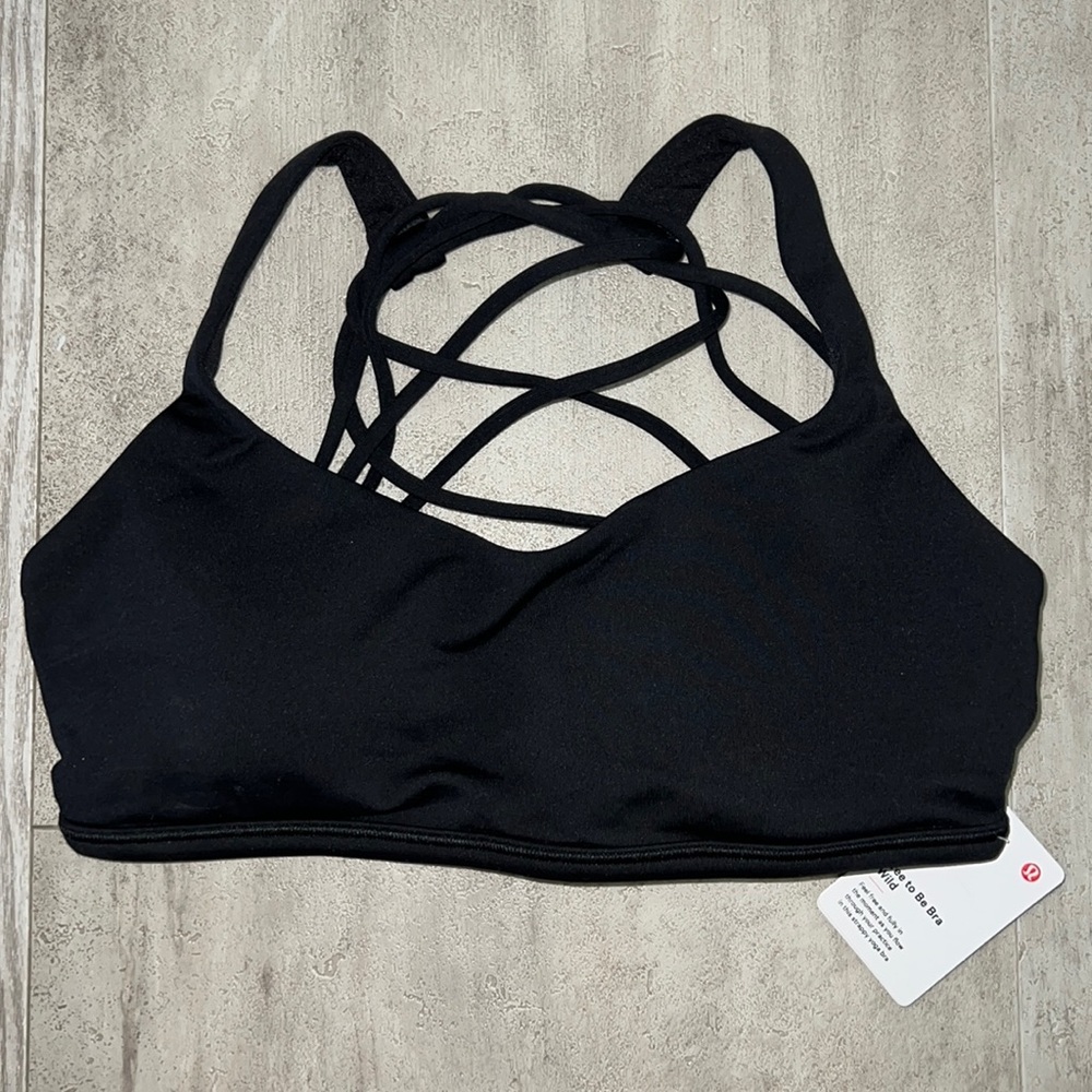 LuluLemon Free to Be Bra Wild Womens Sports Bra Sz 4 - NWT!